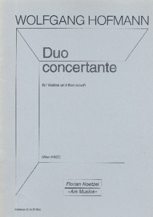 Duo concertante op.H80d fr Violine und Kontrabass Stimmen
