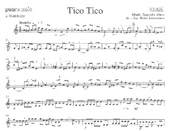 Tico Tico: fr Mandolinenorchester Mandoline 2