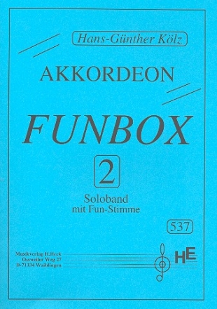 Funbox 2 fr Akkordeon solo mit Fun-Stimme