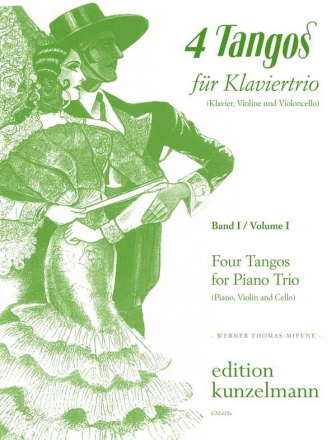 4 Tangos Band 1 fr Klaviertrio Stimmen