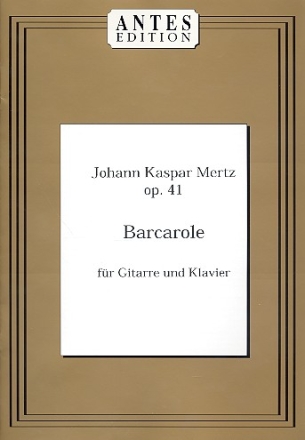 Barcarole op.41 fr Gitarre und Klavier