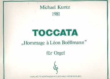 Toccata hommage  Leon Boellmann - fr Orgel