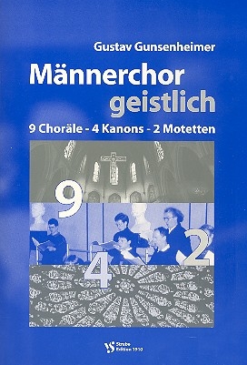 Mnnerchor geistlich fr Mnnerchor a cappella Partitur