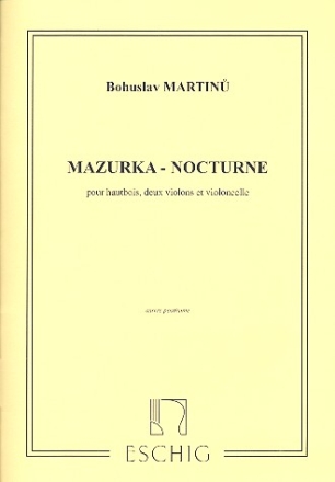 Mazurka-Nocturne fr Oboe, 2 Violinen und Violoncello Stimmen