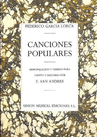 Canciones populares para canto y guitarra