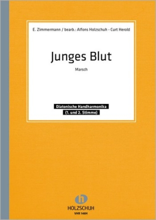 Junges Blut leichter Marsch fr Handharmonika (mit 2. Stimme)