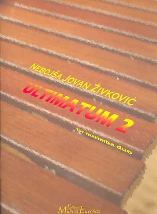 Ultimatum 2 for 2 marimbas score