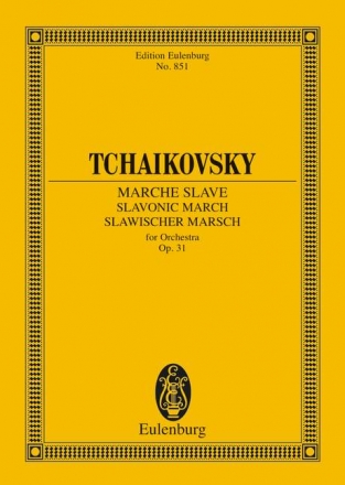 Slawischer Marsch op.31 fr Orchester Studienpartitur