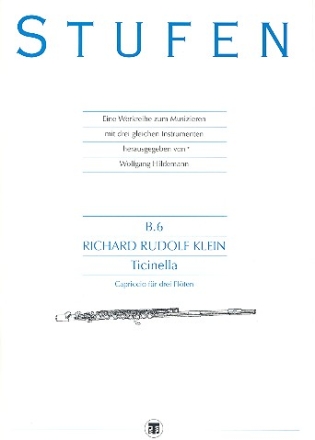 Ticinella Capriccio fr 3 Flten Partitur und Stimmen