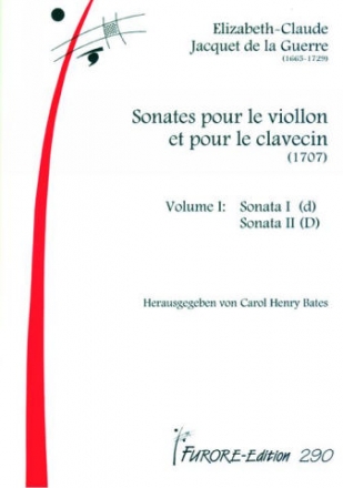 Sonates vol.1 (1707) pour le violon et pour le clavecin