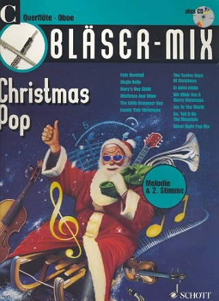 Blser-Mix (+CD): Christmas Pop fr C-Instrumente (Melodie und 2. Stimme)