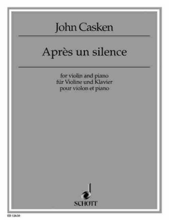 Apres un silence fr Violine und Klavier