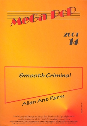 Smooth Criminal: Einzelausgabe fr Klavier (mit Text)