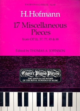 17 miscellaneous Pieces from op.11 op.37, 77, 85 and 88 for piano