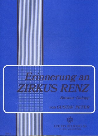 Erinnerung an Zirkus Renz fr Akkordeon