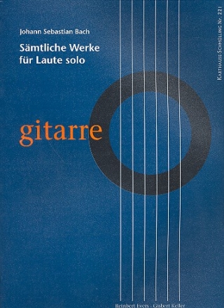 Smtliche Werke fr Laute solo fr Gitarre