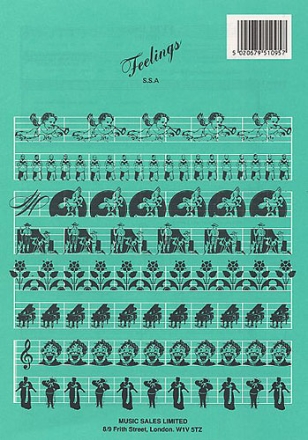 FEELINGS FOR FEMALE CHORUS (SSA) AND PIANO (GUITAR, DRUMS AD LIB) SCORE