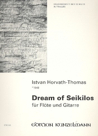 Dream of Seikilos fr Flte und Gitarre 2 Spielpartituren