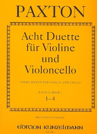 8 Duette Band 1 (Nr.1-4) fr Violine und Violoncello Stimmen