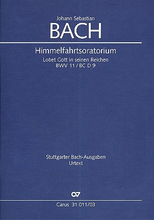 Himmelfahrtsoratorium Kantate Nr.11 BWV11 Klavierauszug (dt/en)