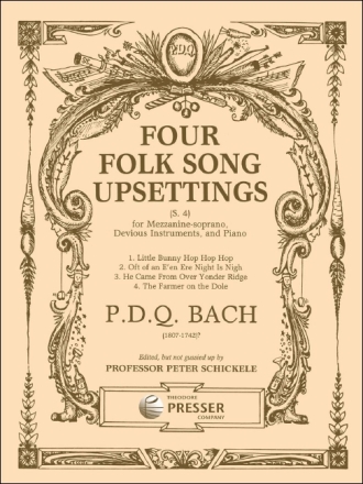 4 FOLK SONG UPSETTINGS FOR MEZZA- NINE SOPRANO, DEVIOUS INSTRUMENT AND PIANO