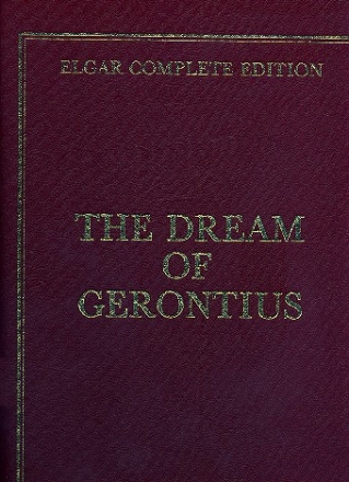 The Dream of Gerontius op.38 for soli (STB), chorus and orchestra full score
