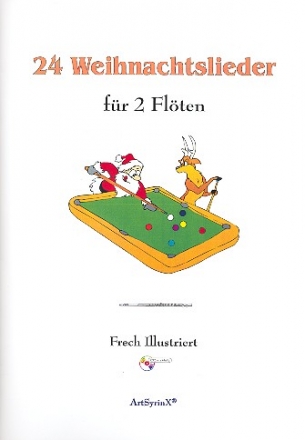 24 Weihnachtslieder (+CD) fr 2 Flten Partitur