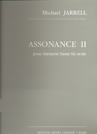 Assonance 2 pour clarinette basse seule