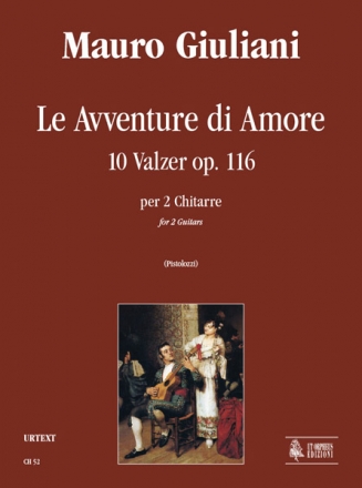 Le avventure di amore 10 valzer op.116 per 2 chitarre