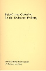 Beiheft zum Gotteslob fr das Erzbistum Freiburg - vergriffen