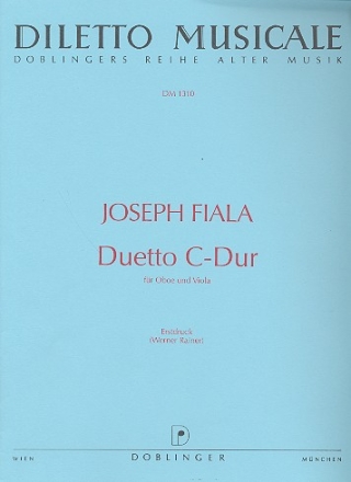 Duetto C-Dur: für Oboe und Viola Partitur und Stimmen
