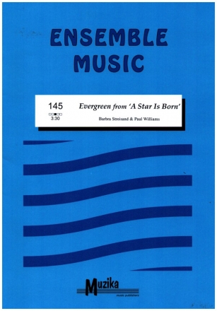 Evergreen from A Star is born fr gem Ensemble, Partitur+Stimmen Ensemble Music 145