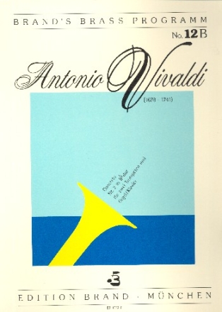 Concerto B-Dur Nr.2 RV563 fr 2 Trompeten und Orgel (Klavier)