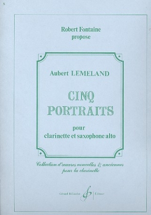 5 portraits pour clarinette et saxophone alto