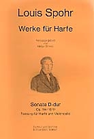 Sonate D-Dur op.114 fr Harfe und Violoncello,  Stimmen