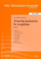 10 leichte Stcke fr Jungblser Band 2 Partitur und Stimmen