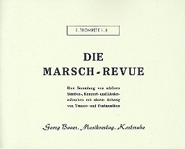 Die Marsch-Revue: fr Blasorchester Trompete 2