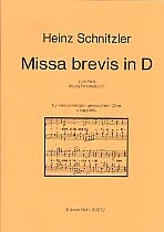 MISSA BREVIS D-DUR FUER GEM CHOR A CAPPELLA SINGPARTITUR