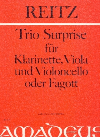 Trio Surprise fr Klarinette, Viola und Violoncello (Fagott) Partitur und Stimmen