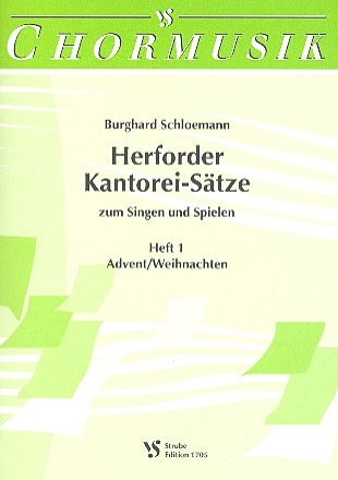 Herforder Kantorei-Stze zum Singen und Spielen Band 1 Advent / Weihnachten