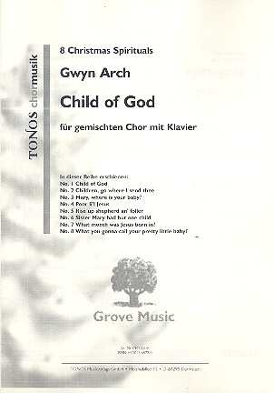 Child of God - for mixed chorus and piano score