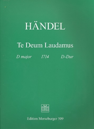 Te Deum laudamus D-Dur fr Soli, gem Chor und Orchester Partitur (dt/en)