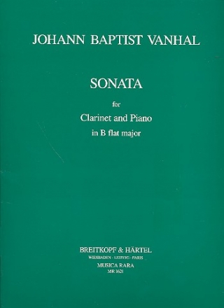 Sonate B-Dur fr Klarinette und Klavier
