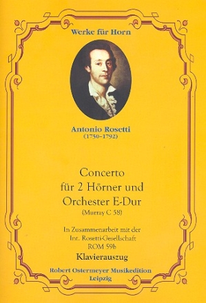 Concerto E-Dur fr 2 Hrner und Orchester fr 2 Hrner in E und Klavier
