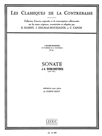 Sonate pour contrebasse et piano