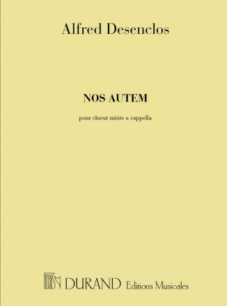 Nos autem pour choeur mixte (satb) a cappella partition