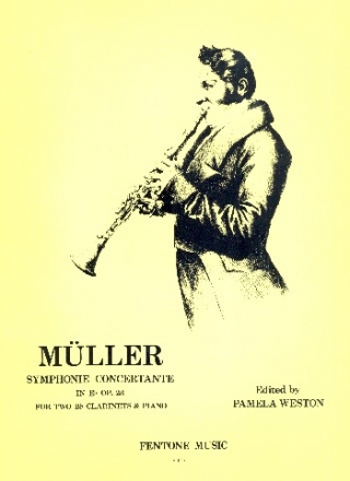 Symphonie concertante Es-Dur op.23 fr 2 Klarinetten und Klavier