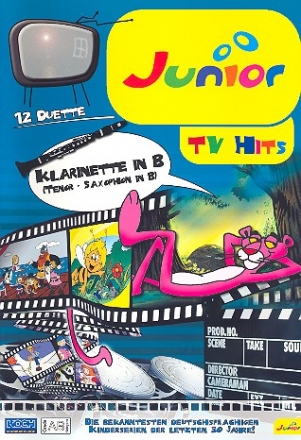 Junior TV Hits - 12 Duette fr 2 Klarinetten (T-Sax) in B