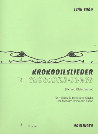 Krokodilslieder fr mittlere Singstimme und Klavier (dt/en)