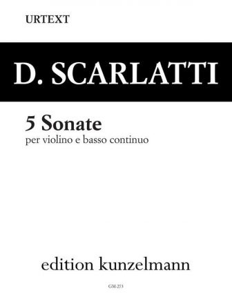 5 Sonate per violino e bacco continuo